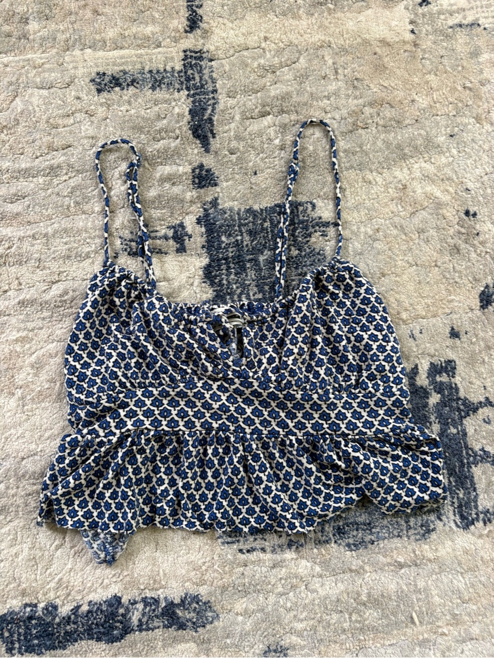 Urban outfitters blue patterned tank